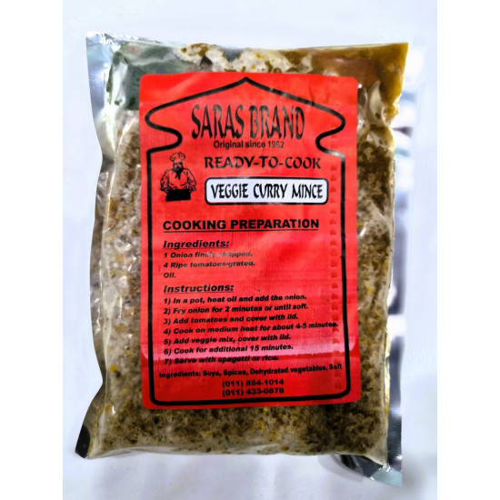 Saras Brand Veggie Curry Mince